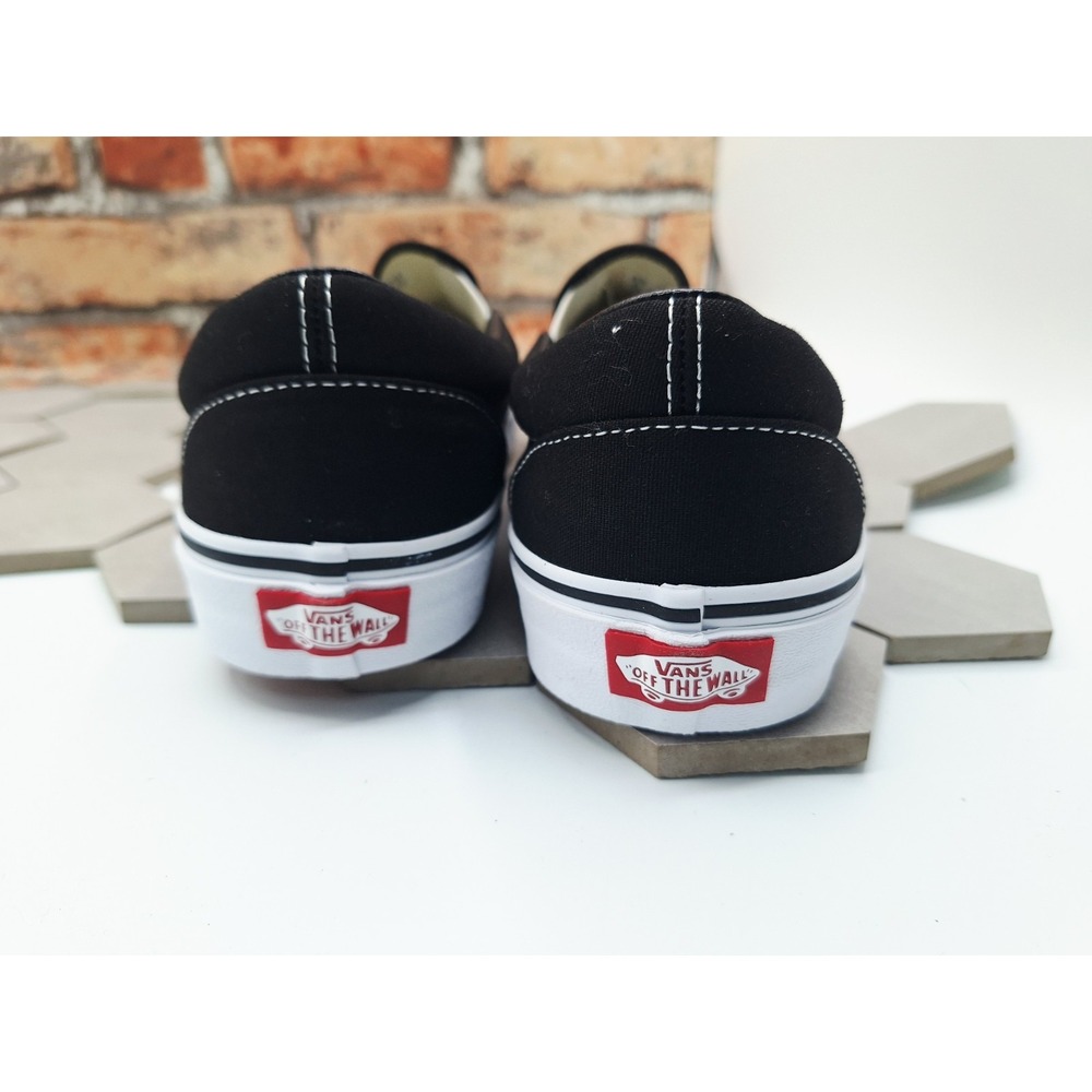 Vans Classic Slip-On Back To The Future Marty Doc Brown Shoes Men's Sz 9 Rare - Picture 4 of 8